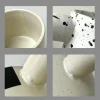 Irregular Polka Dot Mugs with Thick Handle - Image 5