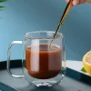 Double Wall Simple Transparent Mug - Image 9