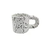 Irregular Polka Dot Mugs with Thick Handle - Image 7