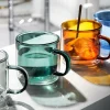 Colored Double Wall Cup with Clear Design - Image 3
