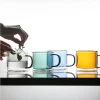 Colored Double Wall Cup with Clear Design - Image 4