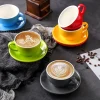 Thickened Cup with Solid Color Design - Image 2