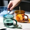 Colored Double Wall Cup with Clear Design - Image 2