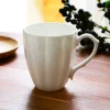 Plain White Mug with Pumpkin Design
