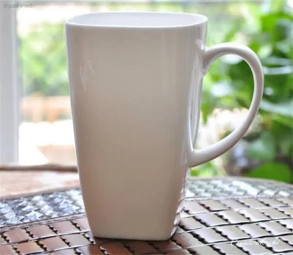 Oversized Plain White Classic Mug